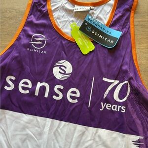 Scimitar Purple Sense 70 Years Singlet